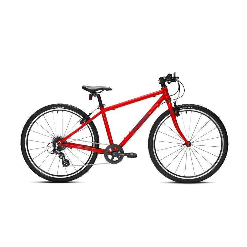 Balfes Bikes Frog Bikes Frog Bike 67 Hybrid Kids Bike 26in Wheel 2026 in Neon Red | Free postage over £30, £10 off first order, price match & 0% finance.
